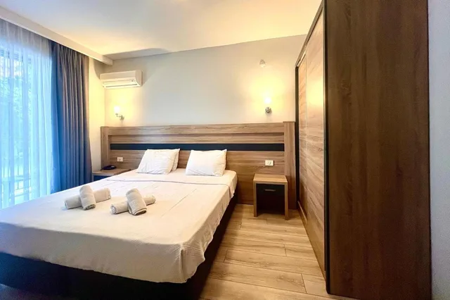 غرفة بسرير مزدوج أو سريرين منفصلين، Club Palm Garden Keskin 8/10