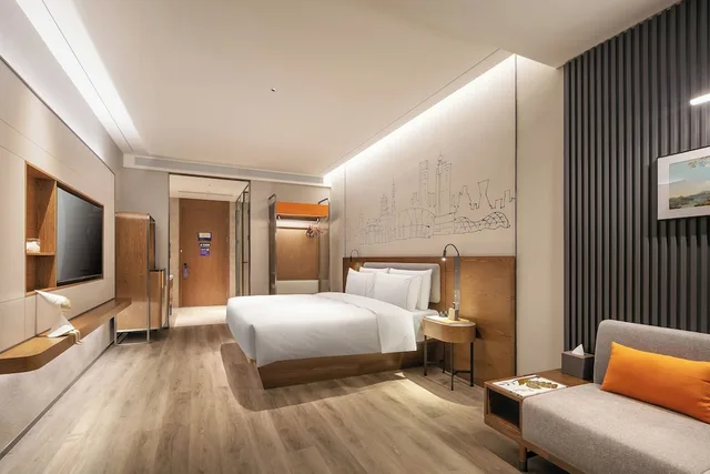 Basic, Single, Queen Bed, UrCove by Hyatt Foshan Downtown 4/5