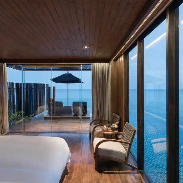 2 Bedrooms, Duplex, Pool, Villa, King Bed, Ocean Front، Silavadee Pool Spa Resort 6/10