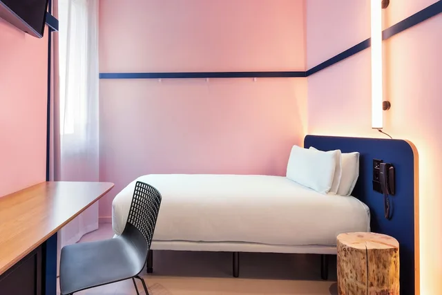 غرفة بإطلالة على الفناء مفردة بسرير فردي، B&B HOTEL Madrid Centro Plaza Mayor 3/4