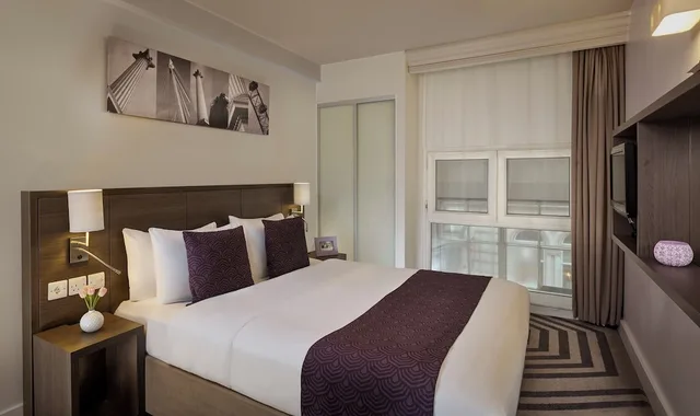 شقة بسريرين منفصلين بغرفتي نوم مع أريكة، Citadines Trafalgar Square 1/3
