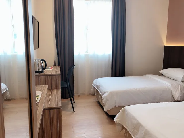 غرفة بزنس بسريرين منفصلين، Tumike Hotel 2/4