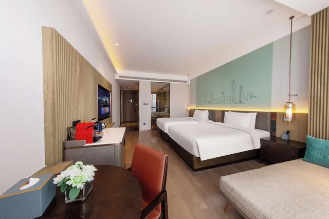 غرفة بريميير بسريرين منفصلين، UrCove By Hyatt Shenzhen Luohu 2/4