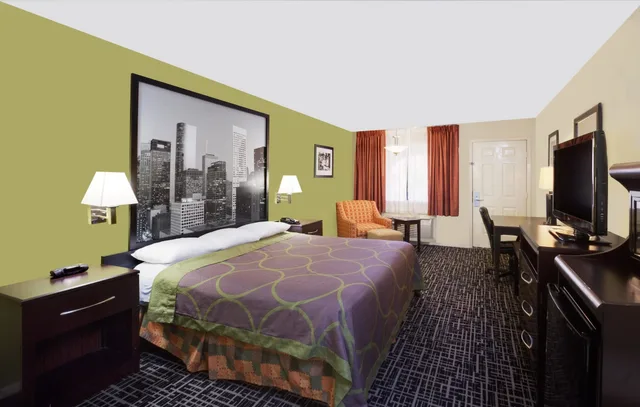 غرفة بسرير كينج للمدخنين، Super 8 by Wyndham Corpus Christi Northwest 3/9