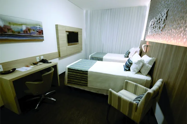 غرفة ديلوكس بسريرين منفصلين، Allia Gran Hotel Pampulha Suites 9/10