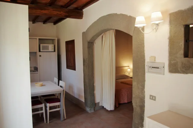 شقة بسريرين مزدوجين بغرفتي نوم، Villa Norcenni 1/2
