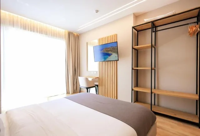 غرفة سوبيريور بسرير كوين بشرفة بإطلالة جزئية على البحر، Hotel Apollon 2/7