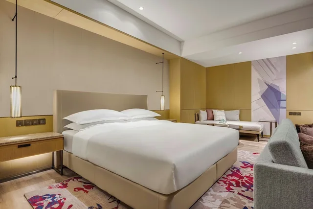 جناح بريميير بسرير كينج بإطلالة، Kaohsiung Marriott Hotel 1/3