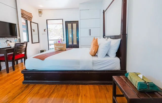 بنغل بسرير كوين بإطلالة على الحديقة، Vimarn Samed Resort 4/10