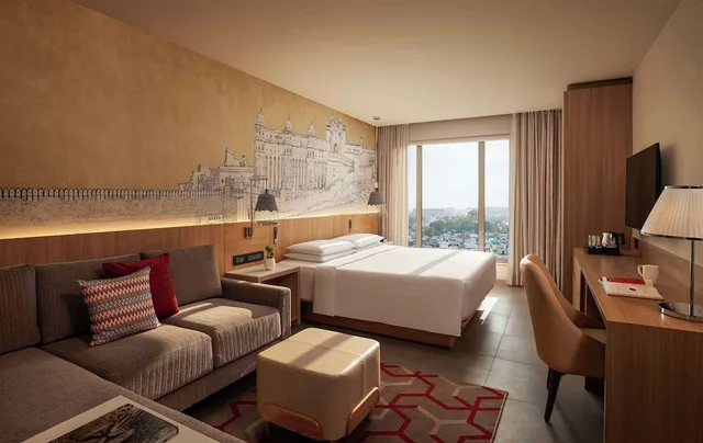 غرفة بسرير كينج مع أريكة، Hyatt Place Jaipur Malviya Nagar 1/3