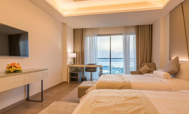 غرفة ديلوكس بسريرين منفصلين بإطلالة على البحر، Solymar Hotel & Beach 3/8