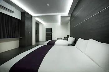 غرفة رباعية بسريرين منفصلين، Fukun 5 Motel 1/2