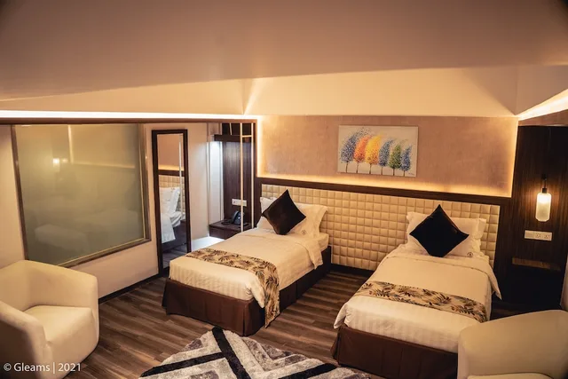غرفة ديلوكس بسريرين منفصلين، Grand Riverview Hotel 2/2
