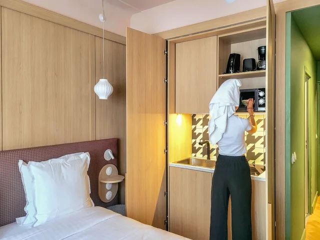 استوديو بسريرين منفصلين، Aparthotel AMMI Nice Lafayette 10/10