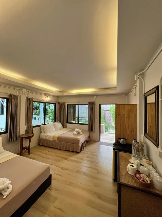 غرفة قياسية بسريرين مزدوجين، Pen S Bungalow 1/1