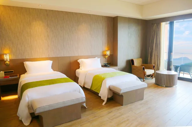 غرفة ديلوكس بسريرين منفصلين بإطلالة على البحر، Mangrove Tree Resort World (Coral Tower) 4/10
