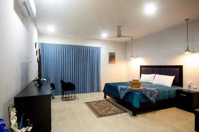 غرفة سوبيريور بسرير كينج بإطلالة على المسبح، Hotel Casa Tortuga Tulum 2/8
