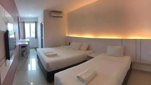 غرفة عائلية بسرير كينج، Yew Boutique Hotel 1/1