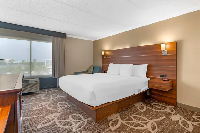 غرفة بسرير كينج بحوض استحمام لذوي الإعاقة، Comfort Inn Anaheim Resort 1/10