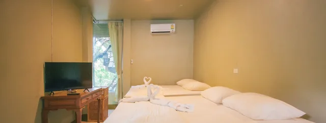 استوديو عائلي بسريرين كوين، Pai Panalee the Nature Boutique Hotel 9/10