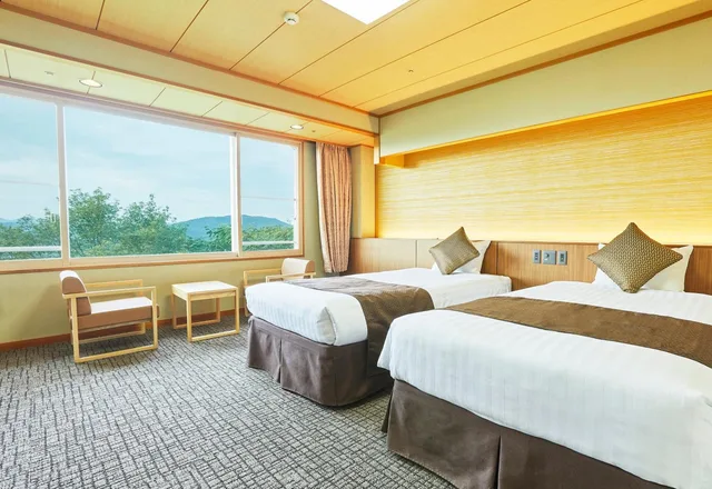 غرفة سوبيريور بسريرين منفصلين، Kamenoi Hotel Fukui 2/2