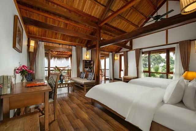 Family, Suite, 1 Double and 1 Single Bed, Lake View, Balcony, Mai Chau Hideaway Lake Resort 1/2