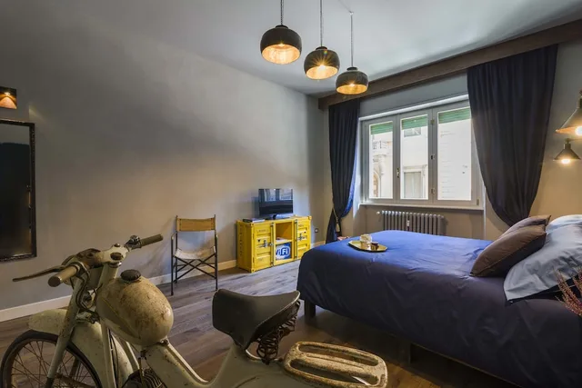 غرفة ديلوكس بسرير مزدوج بإطلالة على المدينة، Frimi Boutique Rooms B and B 2/4