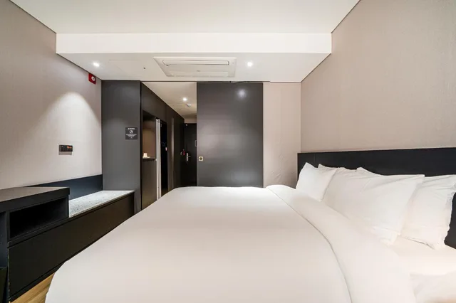 غرفة قياسية بسرير مزدوج، Rivertain Hotel Gyeongju 8/10