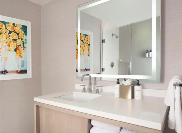 جناح جونيور بسريرين كوين مع أريكة بحوض استحمام لذوي الإعاقة، Hilton West Palm Beach 5/7