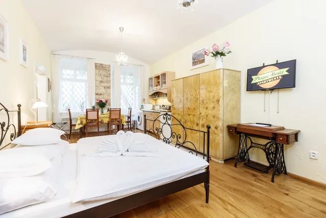 2 Bedrooms, Deluxe, Apartment, Twin Beds, Garden Area، Prague Siesta Apartments 2/3