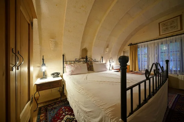 غرفة كومفورت بسرير كوين مع أريكة، Selcuklu Evi Cave Hotel - Special Class 2/9