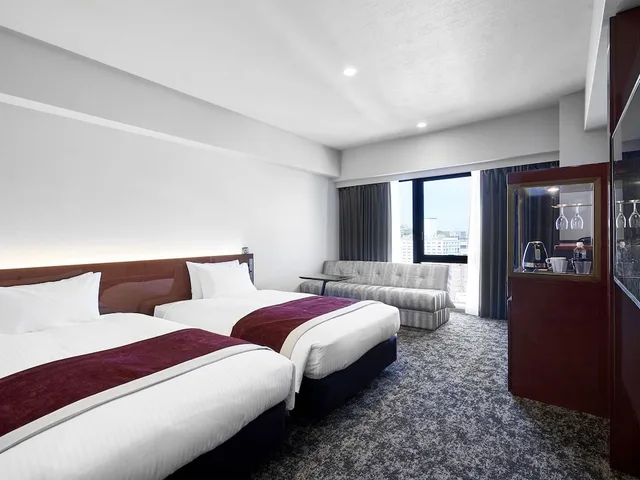 Deluxe, Twin Beds, Sofa, Daiwa Roynet Hotel Kumamoto Ginzadori PREMIER 2/7