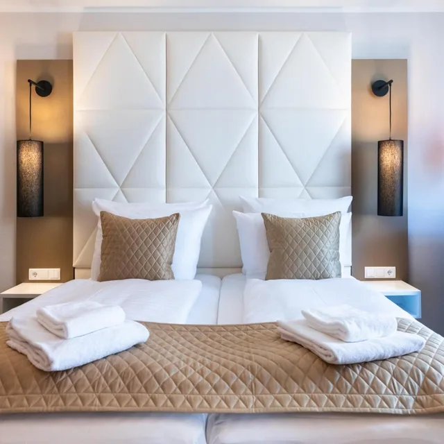 غرفة كبيرة بسرير مزدوج بإطلالة على المدينة، Best Western Premier Royal Blue - Adult Only 5/10