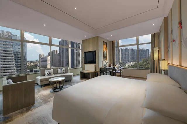 جناح بزنس بسرير كينج بإطلالة على المدينة، Wyndham Garden Foshan Jinshazhou 1/1