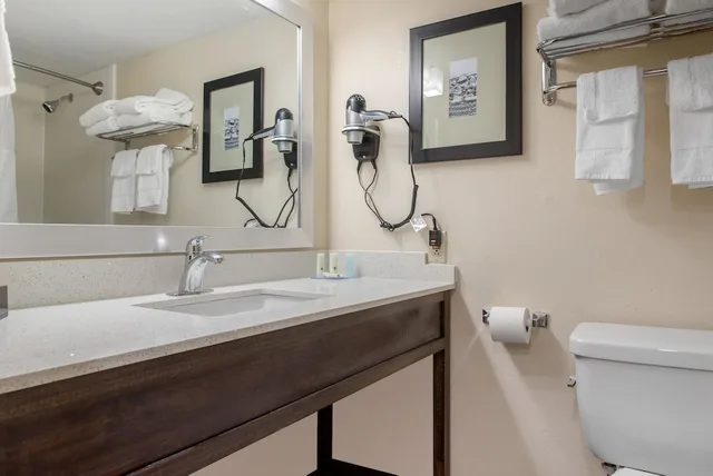 غرفة بسرير كينج لذوي الإعاقة، Quality Inn And Conference Center Richmond, IN 2/4