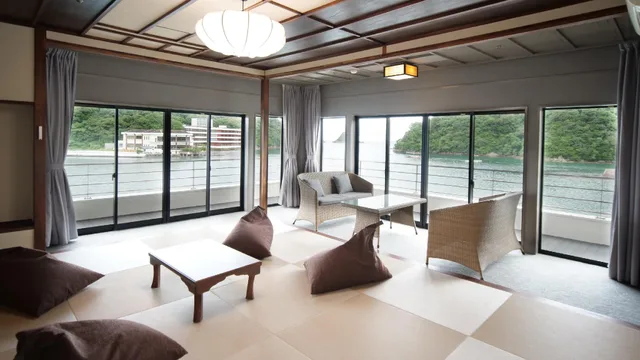Japanese Western, Superior, Twin Beds, Ocean View, Indoor Bath، Yukai Resort Premium Koshinoyu 1/1