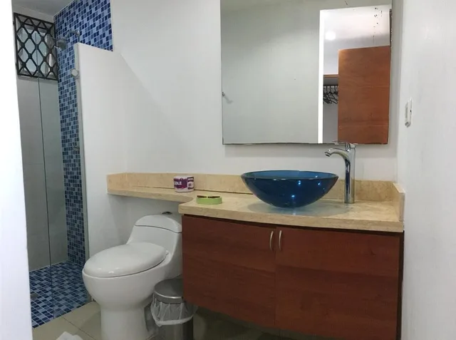 شقة بإطلالة على الشاطئ بشرفة بغرفتي نوم، Apartamentos frente al mar Cartagena - Edificio Palmetto 6/7