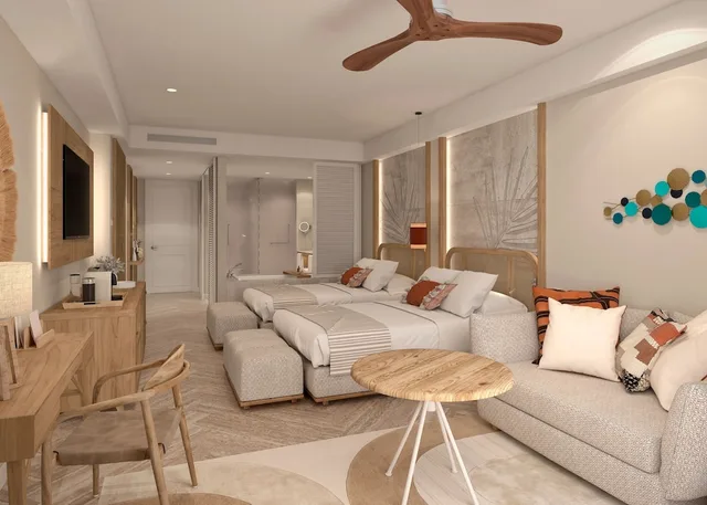 Swim Out, Junior Suite, 2 Double Beds، Dreams Playa Esmeralda Resort & Spa 3/5