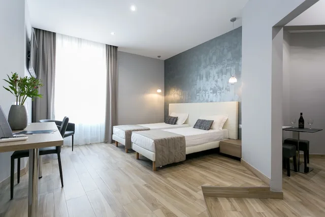 شقة سوبيريور بسريرين منفصلين بحوض جاكوزي، Aparthotel Durini 9/10
