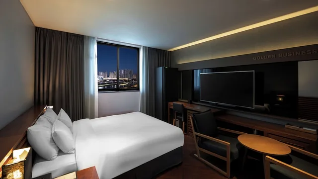 غرفة ديلوكس بسرير مزدوج، Golden Business Hotel 2/10
