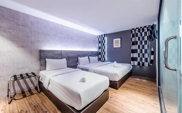 غرفة اقتصادية عائلية بسرير كوين وسرير فردي، Stella Hotel 2/2