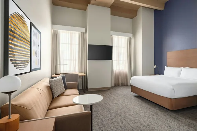 استوديو بسرير كينج مع أريكة، Residence Inn By Marriott Atlanta Midtown 17th Street 2/4