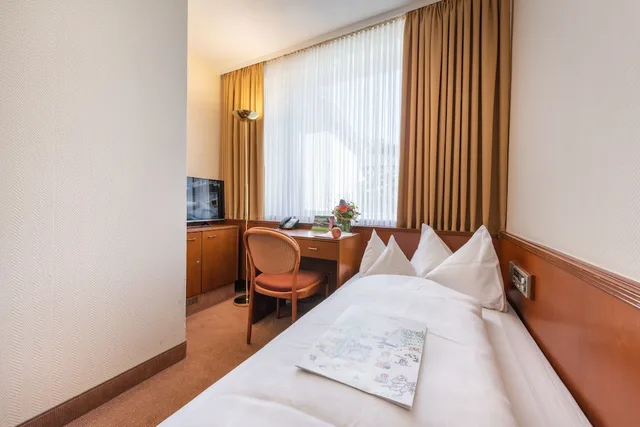 غرفة اقتصادية بإطلالة على الحديقة مفردة بسرير فردي، Parkhotel Stadtallendorf 1/1