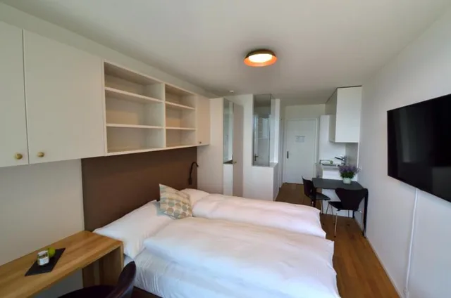 1 Bedroom, Connecting, Studio, Apartment, House, King Bed، Campus Hotel Hertenstein 1/7