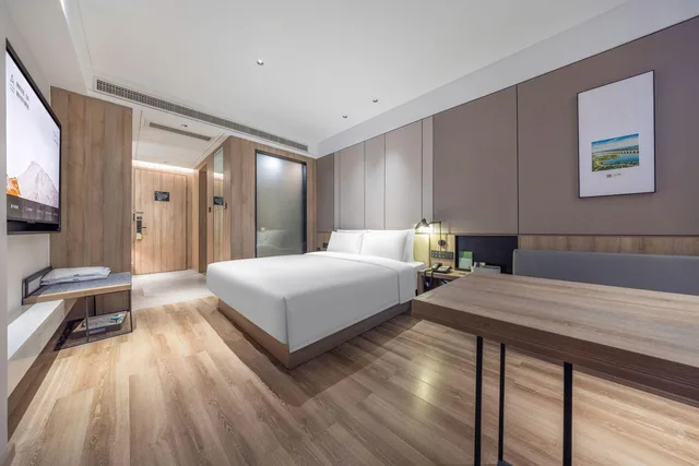 غرفة بسرير مزدوج، Atour Hotel Jining Taibai Road 1/1