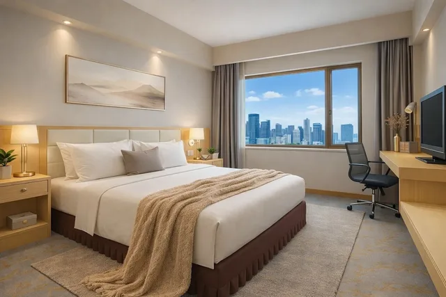 غرفة ديلوكس مفردة بسرير كوين، Kunming Jin Jiang Hotel 1/3