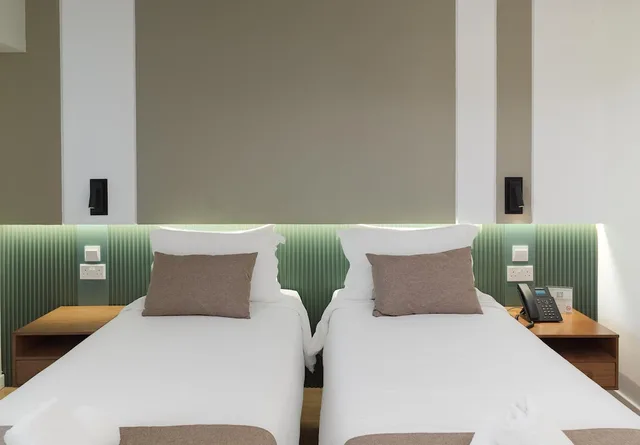 غرفة قياسية بسريرين منفصلين، Pefkos City Hotel 4/7