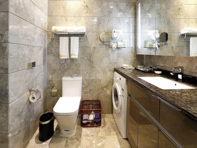 استوديو تنفيذي بسرير كوين، Pengman International Apartment Hotel (Beijing Road Jiedeng Duhui) 3/6