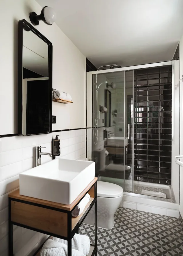 شقة عائلية بسرير كوين بغرفة نوم واحدة مع أريكة، Limehome Madrid Calle de la Madera 3/4