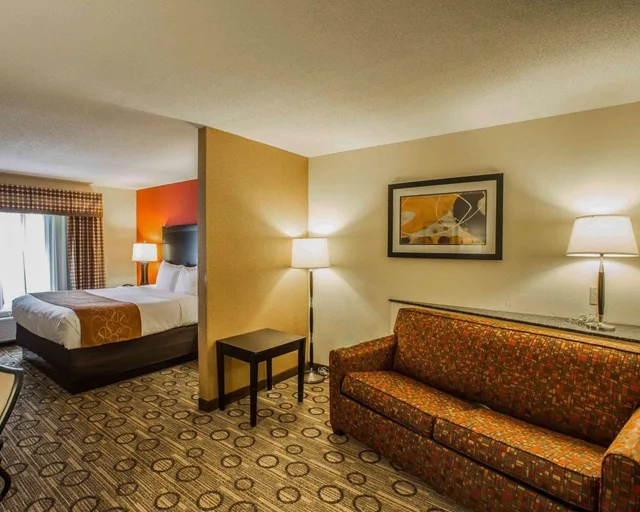 جناح بسرير كينج مع أريكة، Comfort Suites At WestGate Mall 6/7